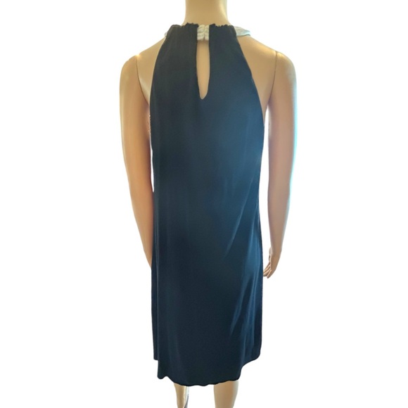 Elie Tahari Black Stretch Sheath Dress Small - Picture 5 of 5